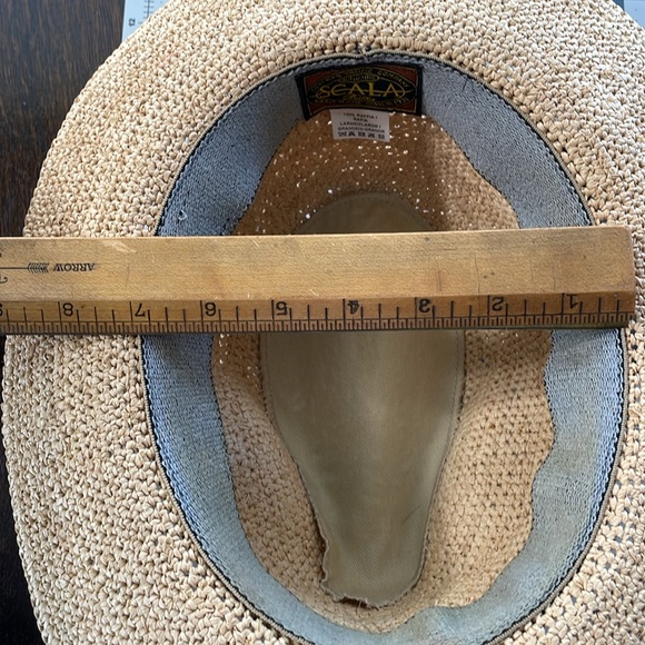 SCALA fedora style raffia straw hat - Picture 14 of 15